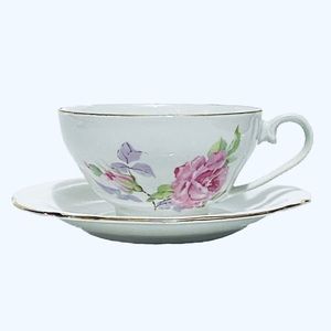 Vintage Czech Bohemian China Tea Cup made in Czechoslovakia.